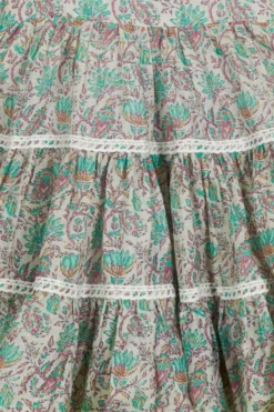 Ambar Multi-Colored Floral Printed Dress For Girls -AOZA Wear Style Shop AMBAR072293 3