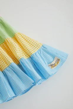 Bagichi Multi-Colored Tiered Dress For Girls -AOZA Wear Style Shop BAGI102103 3