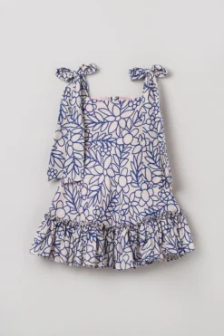 BYB PREMIUM Blush Pink Printed Midi Dress For Girls