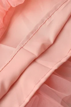 BYB PREMIUM Peachy Pink Embellished Dress For Girls -AOZA Wear Style Shop BYBC042281 3