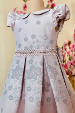 Little Vogue Club Lavender Dress With Sling Bag For Girls -AOZA Wear Style Shop LVCC112108 3