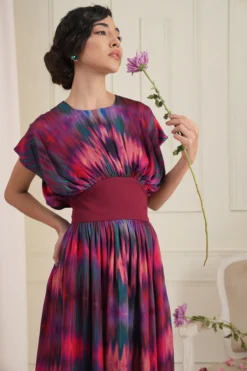 RADKA Multi-Colored Printed Dress -AOZA Wear Style Shop RAID122202 4