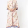 Soup By Sougat Paul Beige Printed Asymmetrical Dress