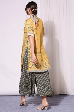 Soup By Sougat Paul Black A-Line Dress With Long Jacket -AOZA Wear Style Shop SBSP082135 2