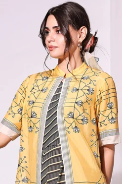 Soup By Sougat Paul Black A-Line Dress With Long Jacket -AOZA Wear Style Shop SBSP082135 4