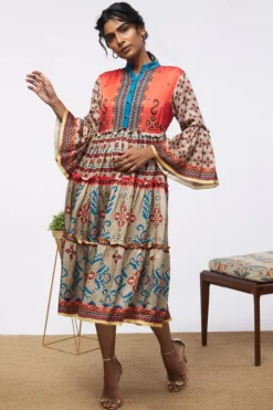 Soup By Sougat Paul Multi-Coloured Printed Dress