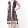 Soup By Sougat Paul Blush Pink & Black Printed Jacket Dress