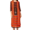 Soup By Sougat Paul Coffee Brown & Rust Orange Dress With Jacket