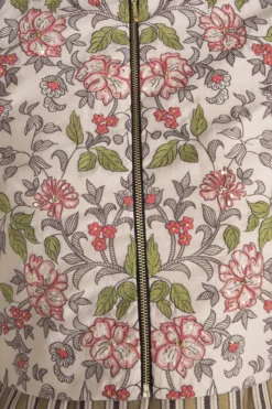 Soup By Sougat Paul Ivory Knee Length Printed Dress With Embroidered Jacket -AOZA Wear Style Shop sbsp021990 4