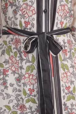 Soup By Sougat Paul Ivory Embroidered Printed Jacket Dress -AOZA Wear Style Shop sbsp021991 4