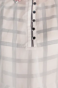 Soup By Sougat Paul Ivory Draped Dress With Tasseled Cape -AOZA Wear Style Shop sbsp021992 4